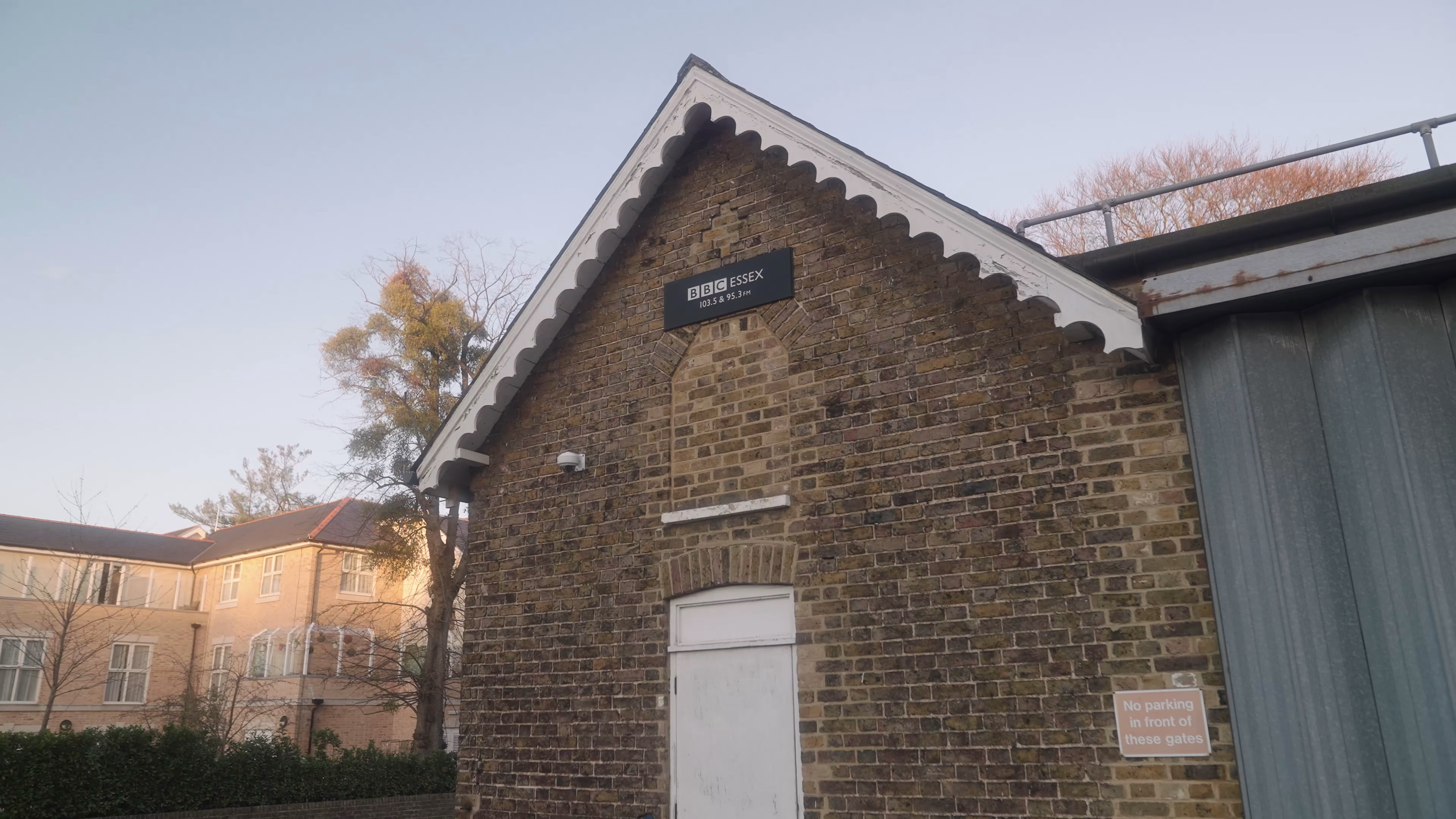 Exterior of the radio studio in Essex